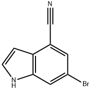 6-BROMO-4-CYANOINDOLE Structure