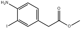 Methyl 2-(4-aMino-3-iodophenyl)acetate Structure