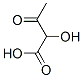 Butanoic acid, 2-hydroxy-3-oxo- (9CI) Structure