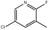 5-Chloro-2-fluoro-3-methylpyridine Structure