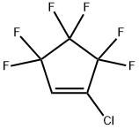 1-CHLORO-3,3,4,4,5,5-HEXAFLUOROCYCLOPENTENE Structure