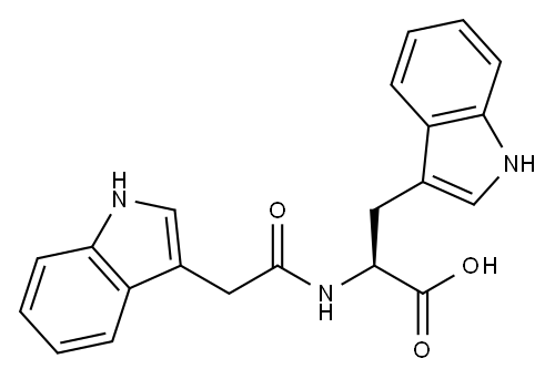 INDOLE-3-ACETYL-DL-TRYPTOPHAN Structure