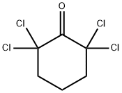 2,2,6,6-tetrachlorocyclohexan-1-one Structure