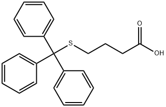 4-Tritylsulfanylbutanoic acid Structure