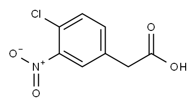 4-CHLORO-3-NITROPHENYLACETIC ACID Structure