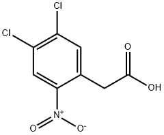 2-(4,5-Dichloro-2-nitrophenyl)acetic acid Structure