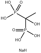 (1-Hydroxyethylidene)bis-phosphonic acid tetrasodium salt Structure