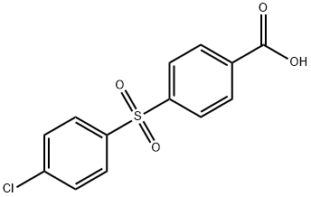 4-[(4-Chlorophenyl)sulfonyl]benzoic acid Structure
