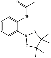 2-Acetylaminophenylboronic acid pinacol ester Structure