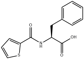 3-PHENYL-2-[(THIOPHENE-2-CARBONYL)-AMINO]-PROPIONIC ACID Structure