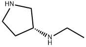 (3R)-(+)-3-(ETHYLAMINO)PYRROLIDINE Structure