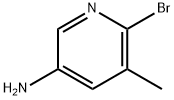 5-Amino-2-bromo-3-methylpyridine Structure