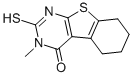 (1)benzothieno(2,3-d)pyrimidin-4(1h)-one,2,3,5,6,7,8-hexahydro-3-methyl-2-thio                                                                                                                                                                                                                                                                                                                                                                                                                                       Structure
