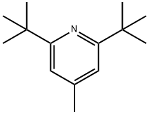 2,6-Di-tert-butyl-4-methylpyridine Structure
