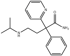 4-(isopropylamino)-2-(2-pyridyl)-2-phenylbutyramide Structure