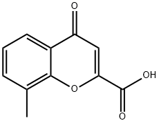 8-METHYL-4-OXO-4H-CHROMENE-2-CARBOXYLIC ACID Structure