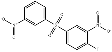 1-fluoro-2-nitro-4-(3-nitrophenyl)sulfonyl-benzene Structure