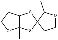 hexahydro-2'3a-dimethylspiro[1,3-dithiolo[4,5-b]furan-2,3'(2'H)-furan] Structure