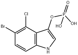 5-Bromo-4-chloro-3-indolylphosphate Structure
