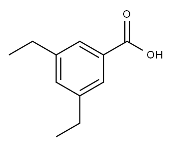 3,5-diethylbenzoic acid Structure