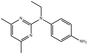 N-(4,6-DIMETHYLPYRIMIDIN-2-YL)-N-ETHYLBENZENE-1,4-DIAMINE
 Structure