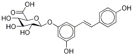 trans Resveratrol 3-O-β-D-Glucuronide Structure