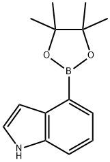 Indole-4-boronic acid pinacol ester Structure