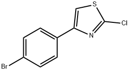 4-(4-BROMOPHENYL)-2-CHLOROTHIAZOLE Structure
