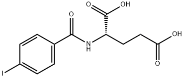 N-(4-iodobenzoyl)-L-glutamic acid Structure