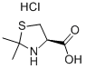 (R)-2,2-DIMETHYL 4-THIAZOLIDINECARBOXYLIC ACID HYDROCHLORIDE Structure