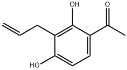 4-Acetyl-2-allylresorcinol Structure