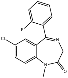 Fludiazepam Structure