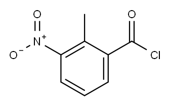 2-METHYL-3-NITROBENZOYL CHLORIDE Structure