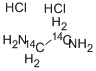 ETHYLENEDIAMINE-1,2-14C DIHYDROCHLORIDE Structure