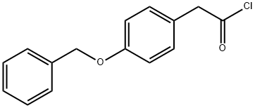 4-BENZYLOXYPHENYLACETYL CHLORIDE Structure