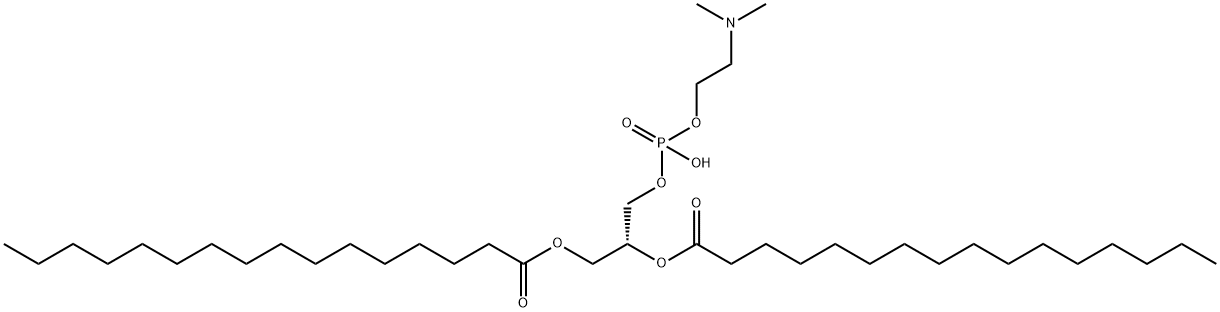 1,2-DIHEXADECANOYL-SN-GLYCERO-3-PHOSPHO[DIMETHYLAMINOETHANOL] Structure