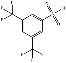 3,5-BIS(TRIFLUOROMETHYL)BENZENESULFONYL CHLORIDE Structure