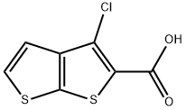 3-CHLOROTHIENO[2,3-B]THIOPHENE-2-CARBOXYLIC ACID Structure