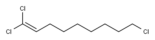 1,1,9-Trichloro-1-nonene Structure