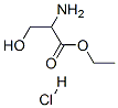 ETHYL 2-AMINO-3-HYDROXYPROPANOATE HYDROCHLORIDE Structure