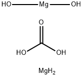 Magnesium carbonate hydroxide Structure