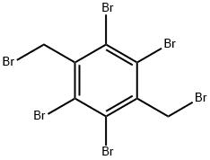 3,6-bis(bromomethyl)-1,2,4,5-tetrabromobenzene Structure