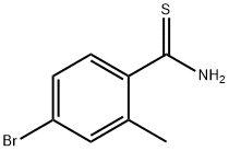 4-BROMO-2-METHYLTHIOBENZAMIDE Structure