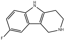 8-FLUORO-2,3,4,5-TETRAHYDRO-1H-PYRIDO[4,3-B]INDOLE Structure