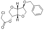 5-CHLOROACETOXY-2-BENZYLOXYISOSORBIDE Structure