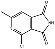 4-CHLORO-6-METHYL-2,3-DIHYDRO-1H-PYRROLO[3,4-C]PYRIDINE-1,3-DIONE Structure