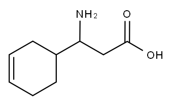 3-AMINO-3-(3-CYCLOHEXENYL)PROPANOIC ACID Structure