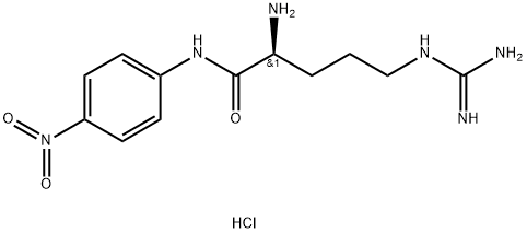L-ARGININE P-NITROANILIDE DIHYDROCHLORIDE Structure