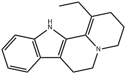 Indolo[2,3-a]quinolizine,1-ethyl-2,3,4,6,7,12-hexahydro- Structure
