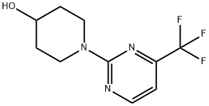 1-(4-TRIFLUOROMETHYL-PYRIMIDIN-2-YL)-PIPERIDIN-4-OL Structure